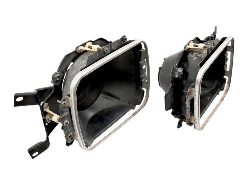 Headlight Head Light Lamp Bucket Set 87-90 VW Fox - OEM - 307.941.007.2 & 008.2