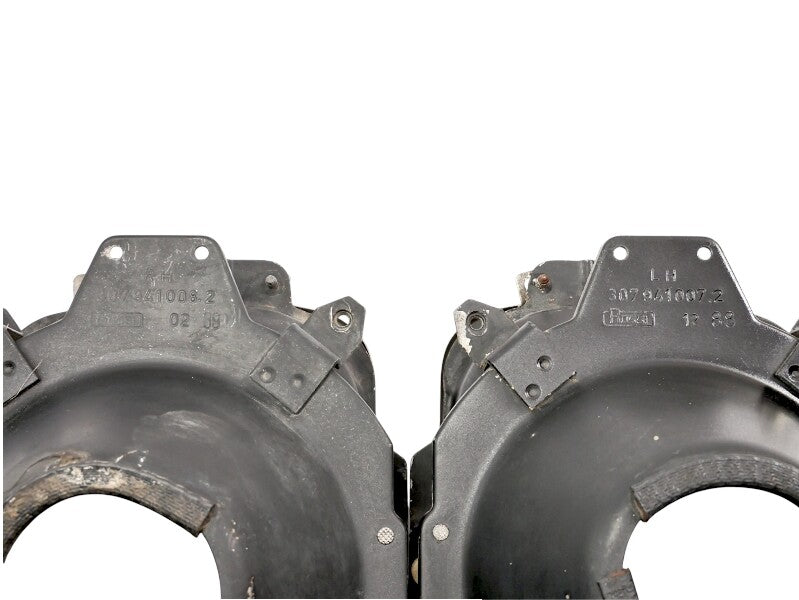 Headlight Head Light Lamp Bucket Set 87-90 VW Fox - OEM - 307.941.007.2 & 008.2