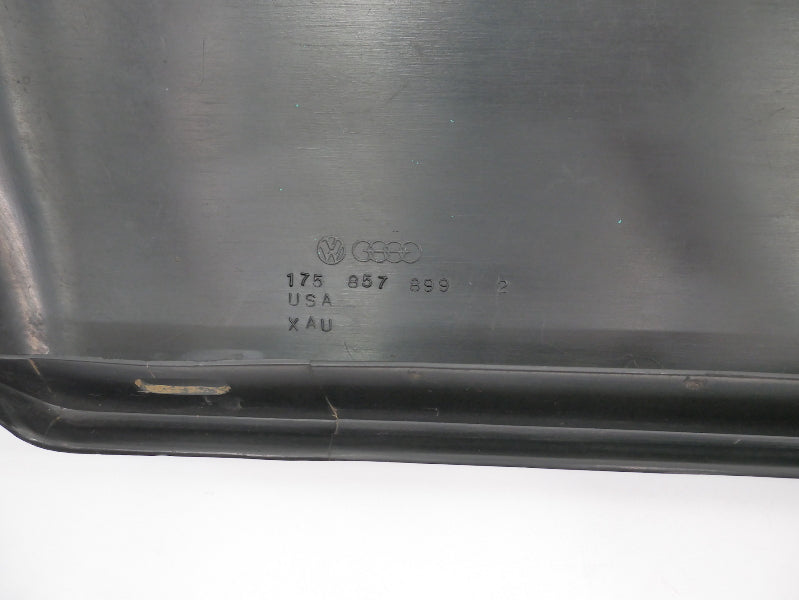 LH Lower Dash Cover Panel 81-84 VW Rabbit Pickup Mk1 Black Genuine - 175 857 899