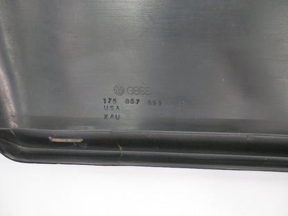 LH Lower Dash Cover Panel 81-84 VW Rabbit Pickup Mk1 Black Genuine - 175 857 899