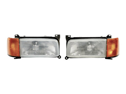 Headlight Head Light Lamp Assembly Set 90-94 VW Passat B3 - OEM - 357 953 049 B