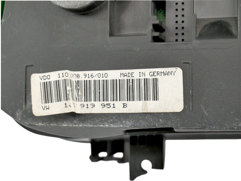 Gauge Cluster Speedometer 1999 99 VW Jetta Golf MK4 - 2.0 MT - 1J0 919 951 B