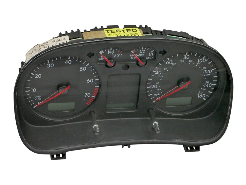 169k Mile Gauge Cluster Speedometer 2001 01 VW Jetta Golf MK4 Gas 1J0 920 900 K