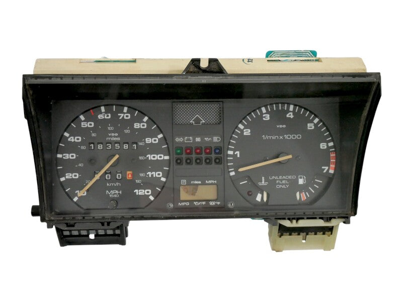 Gauge Cluster Speedo 85-89 VW Jetta GTI MK2 MFA 7k Tach 120mph - 176 919 035 C -