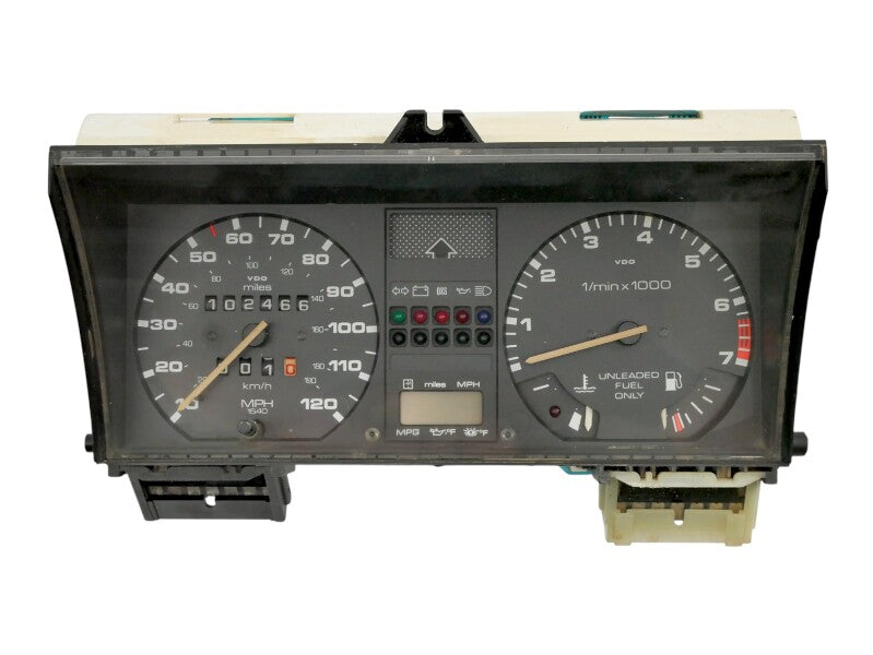 VDO Gauge Cluster Speedo 85-89 VW Jetta GTI MK2 MFA 7k Tach 120mph 176 919 035 C