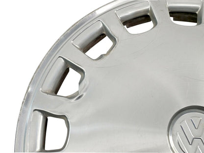 2x Metal 13" Hub Cap Wheel Cover VW Jetta Golf Rabbit Pickup Mk1 MK2 - Genuine -