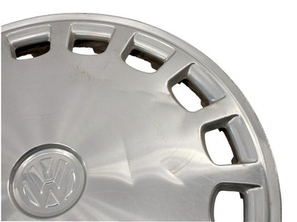 2x Metal 13" Hub Cap Wheel Cover VW Jetta Golf Rabbit Pickup Mk1 MK2 - Genuine -