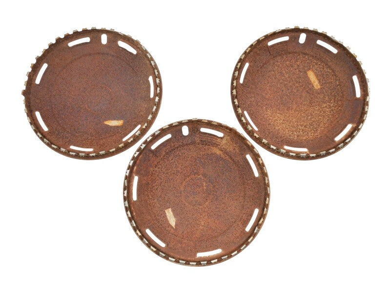 3x Vintage 15" Hub Cap Wheel Cover Set VW Beetle Bus Bug Ghia Aircooled Del-Met