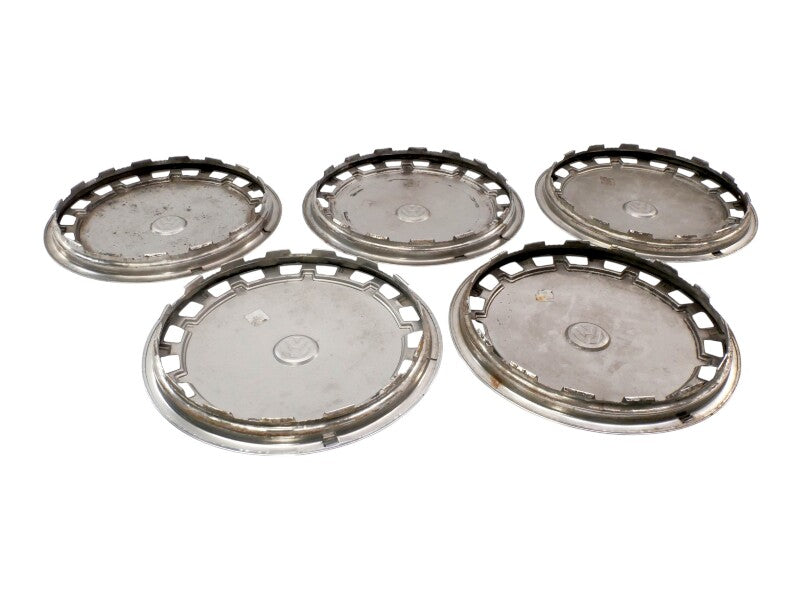 5x Metal 13" Hub Cap Wheel Cover VW Jetta Golf Rabbit Pickup Mk1 MK2 - Genuine