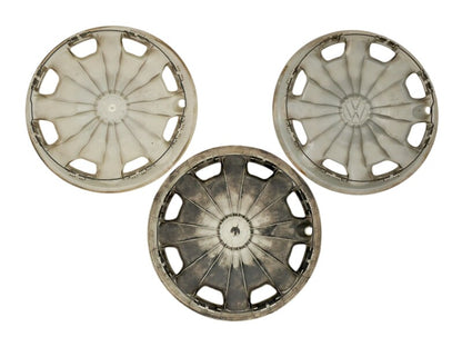 3X OEM Hub Cap Wheel Covers 14" 93-99 VW Jetta Golf Cabrio MK3 - 1HM 601 147 A