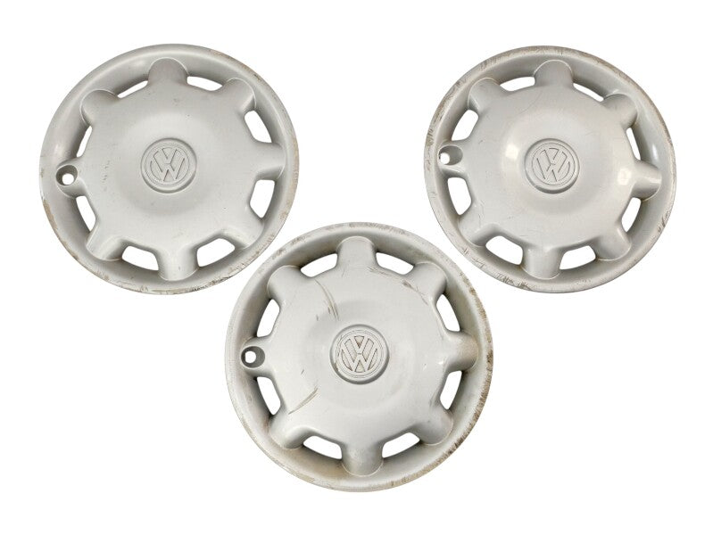 3X OEM Hub Cap Wheel Covers 14" 93-99 VW Jetta Golf Cabrio MK3 - 1HM 601 147 A