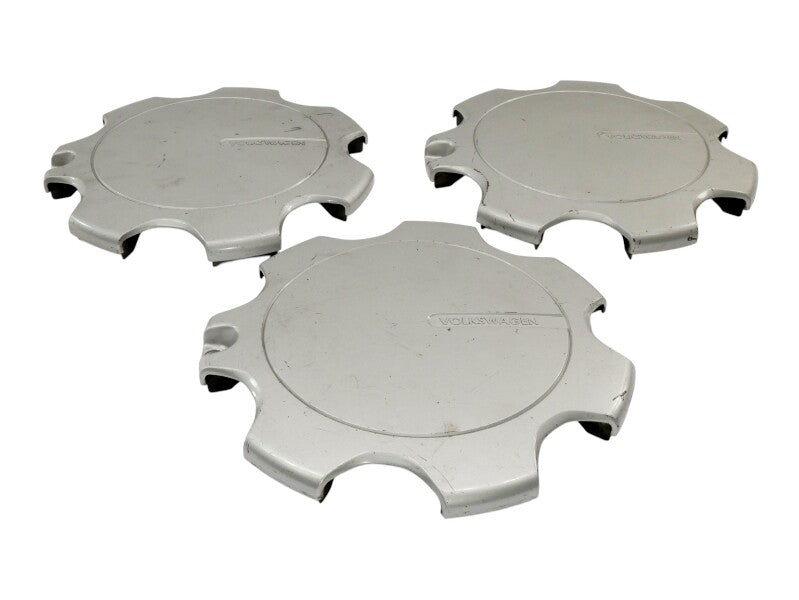 Set Of 3 Center Hub Caps For 14" VW Passat B3 Wheels - Genuine - 357 601 147 A