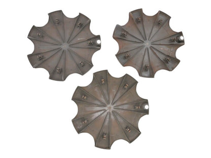 Set Of 3 Center Hub Caps For 14" VW Passat B3 Wheels - Genuine - 357 601 147 A