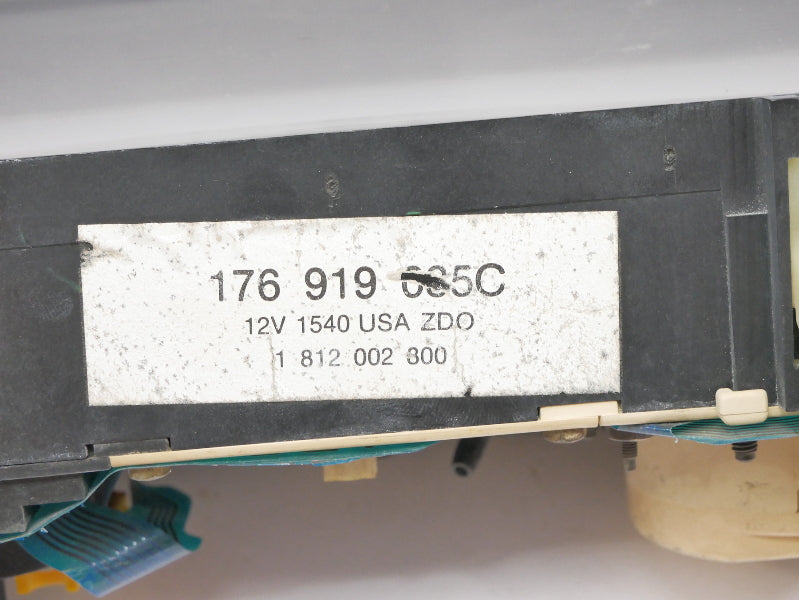 Gauge Cluster Speedo 85-89 VW Jetta GTI MK2 MFA 7k Tach 120mph | 176 919 035 C |