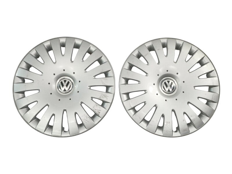 2x 16" Hub Cap Wheel Covers 06-10 VW Passat B6 - Genuine - 3C0 601 147 B