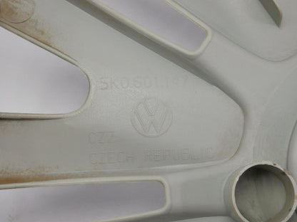 Set of 15" Hub Cap Wheel Covers 10-14 VW Golf MK6 - Genuine OEM - 5K0 601 147 F