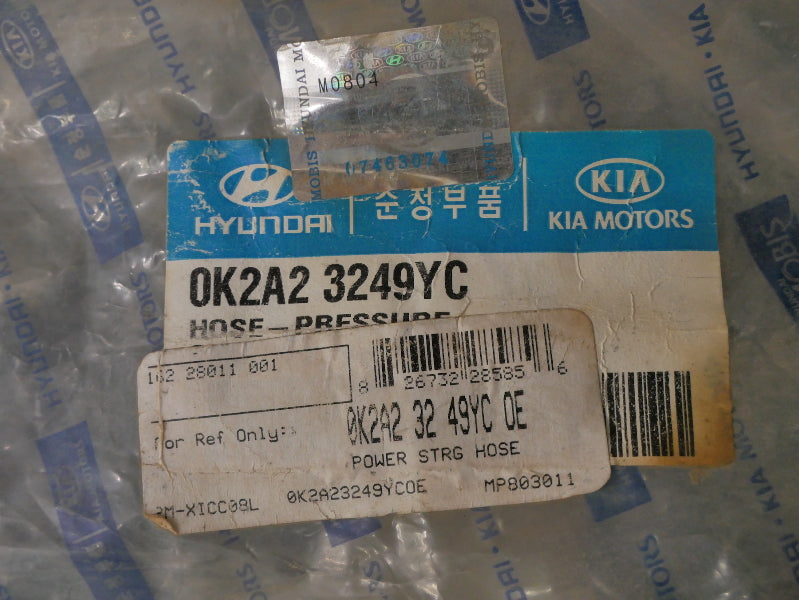 NOS Genuine Power Steering Line Hose 98-01 Kia Sephia 00-02 Spectra 0K2A2 3249YC