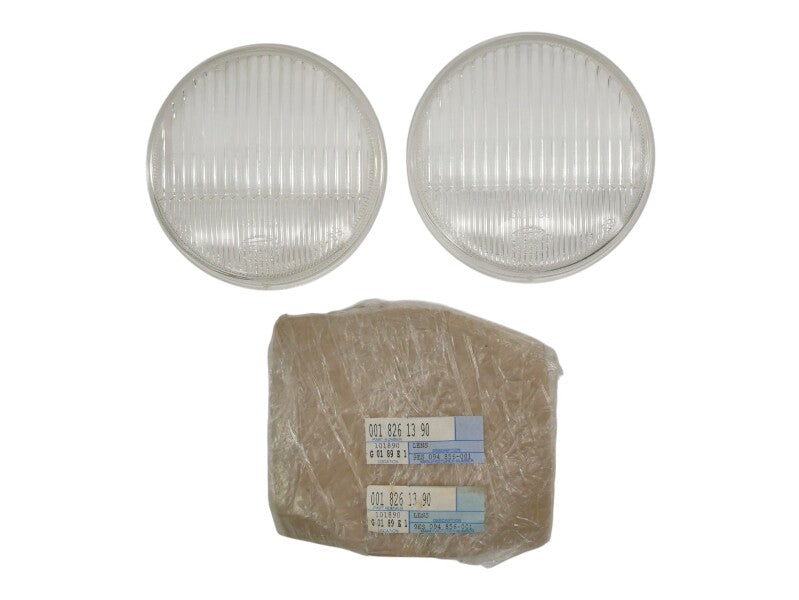 NOS Hella 5.5" Fog Light Lamp Glass Lens Set W110 W111 W112 W114 W115 - K11145