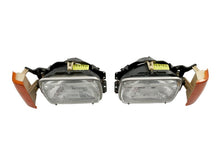 Headlight Head Light Lamp Bucket Set 87-90 VW Fox ~ OEM ~ 307.941.007.2 & 008.2