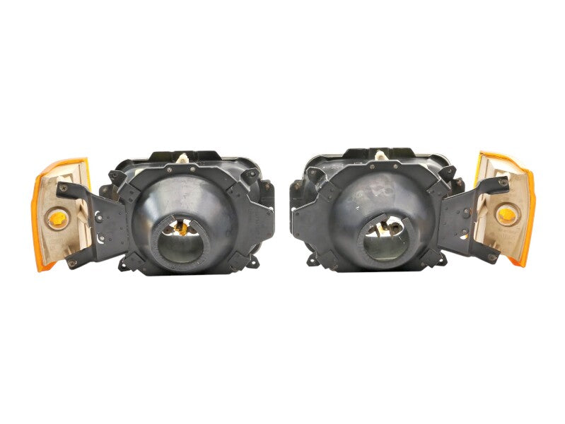 Headlight Head Light Lamp Bucket Set 87-90 VW Fox ~ OEM ~ 307.941.007.2 & 008.2