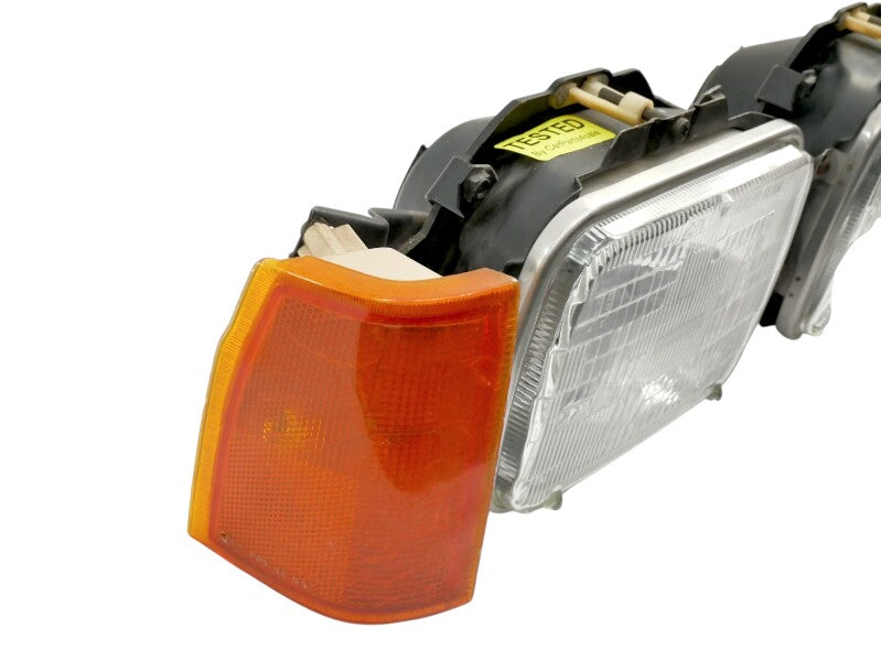 Headlight Head Light Lamp Bucket Set 87-90 VW Fox ~ OEM ~ 307.941.007.2 & 008.2