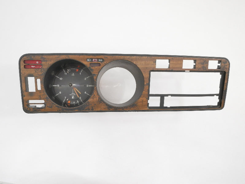 Wood Dash Trim Gauge Cluster Clock 75-80 VW Rabbit MK1 Diesel VDO Fuel Temp