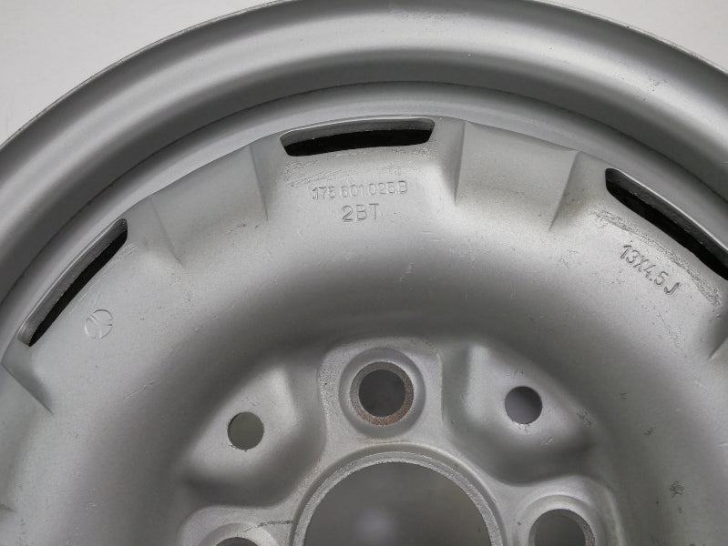 13" Steel Wheel Rim Set 75-84 VW Jetta Rabbit Pickup MK1 4x100 ~ 175 601 025 B