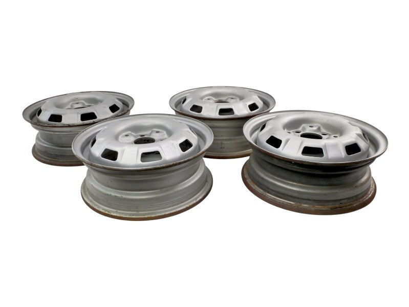 13" Steel Wheel Rim Set 75-84 VW Jetta Rabbit Pickup MK1 4x100 ~ 175 601 025 B