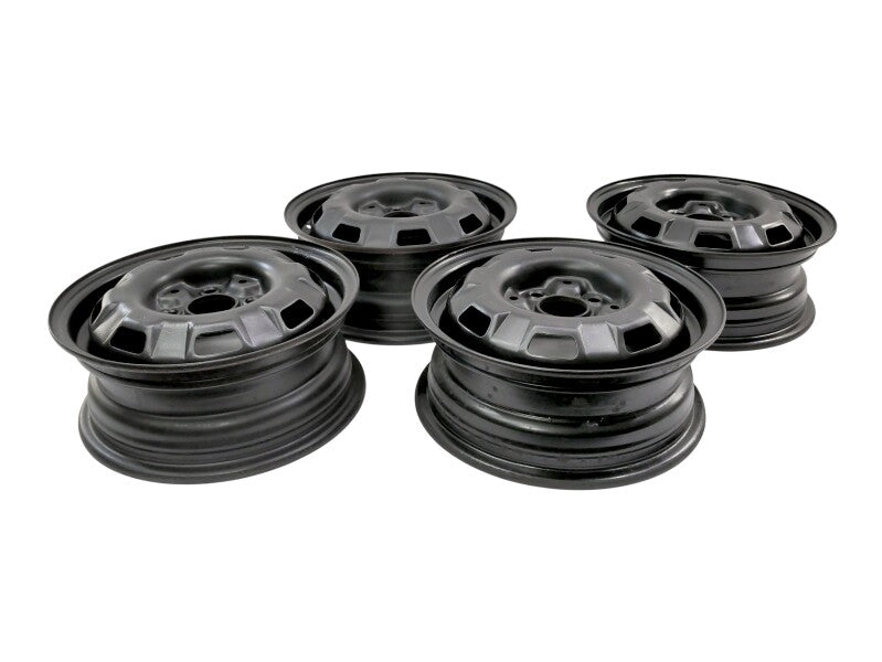 13" Steel Wheel Rim Set 75-84 VW Jetta Rabbit Pickup MK1 4x100 ~ 175 601 025 H
