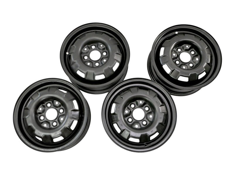 13" Steel Wheel Rim Set 75-84 VW Jetta Rabbit Pickup MK1 4x100 ~ 175 601 025 H