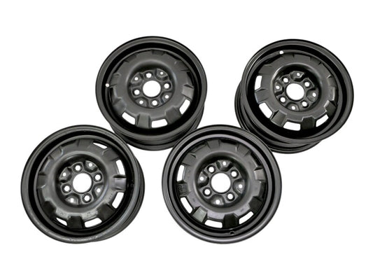 13" Steel Wheel Rim Set 75-84 VW Jetta Rabbit Pickup MK1 4x100 ~ 175 601 025 H
