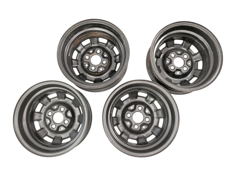 13" Steel Wheel Rim Set 75-84 VW Jetta Rabbit Pickup MK1 4x100 ~ 175 601 025 B ~