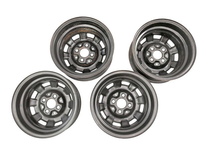 13" Steel Wheel Rim Set 75-84 VW Jetta Rabbit Pickup MK1 4x100 ~ 175 601 025 B ~