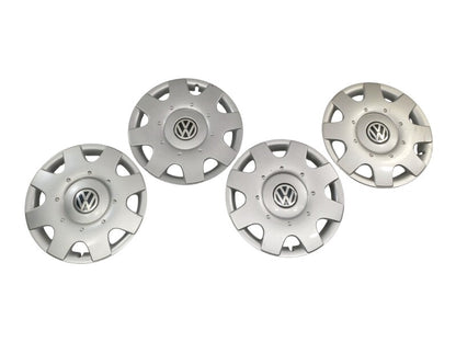 16" Hub Cap Wheel Cover Set 98-05 VW Beetle Hubcap - Genuine OEM - 1C0 601 147 D