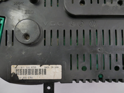 Gauge Cluster Speedometer 2001 01 VW Jetta MK4 1.8T 2.0 - OEM - 1J0 920 905 J