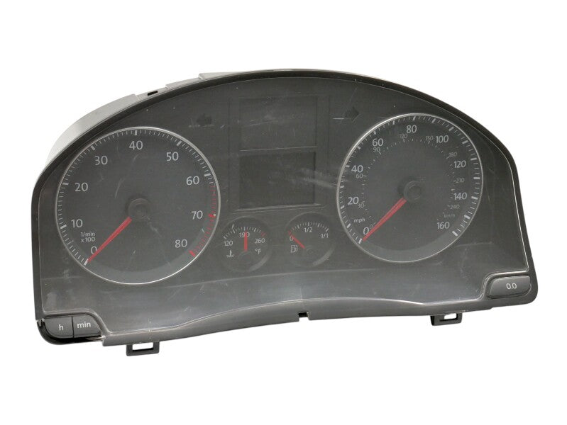 Gauge Cluster 08-09 VW Jetta MK5 2.5 Speedometer Broken 4 Parts - 1K0 920 954 Q
