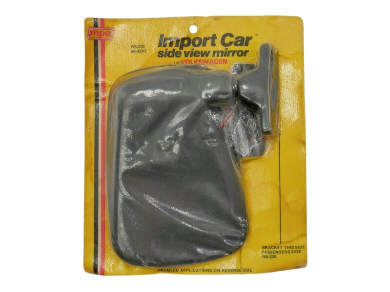 NOS RH Exterior Side View Door Flag Mirror 75-84 VW Rabbit GTI Jetta MK1