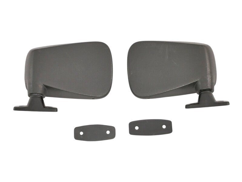 Exterior Side View Door Flag Mirror Set 75-84 VW Rabbit GTI MK1 - Hella Tinted
