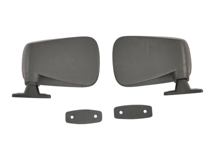 Exterior Side View Door Flag Mirror Set 75-84 VW Rabbit GTI MK1 - Hella Tinted