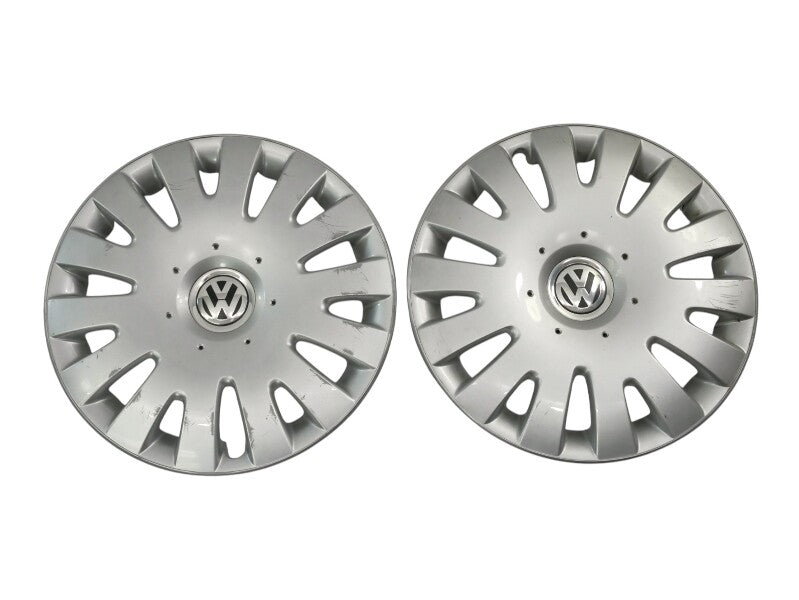 Two 16" Hub Cap Wheel Cover VW Passat B6 Jetta Golf Rabbit MK5 Mk6 1K0 601 147 G