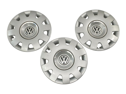 3x 15" Hubcap Hub Cap Wheel Covers 01-05 VW Passat B5.5 - Genuine - 3B0 601 147