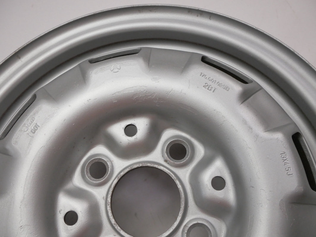 13" x 4.5 Steel Wheel Rim 75-84 VW Jetta Rabbit Pickup MK1 4x100 - 175 601 025 B
