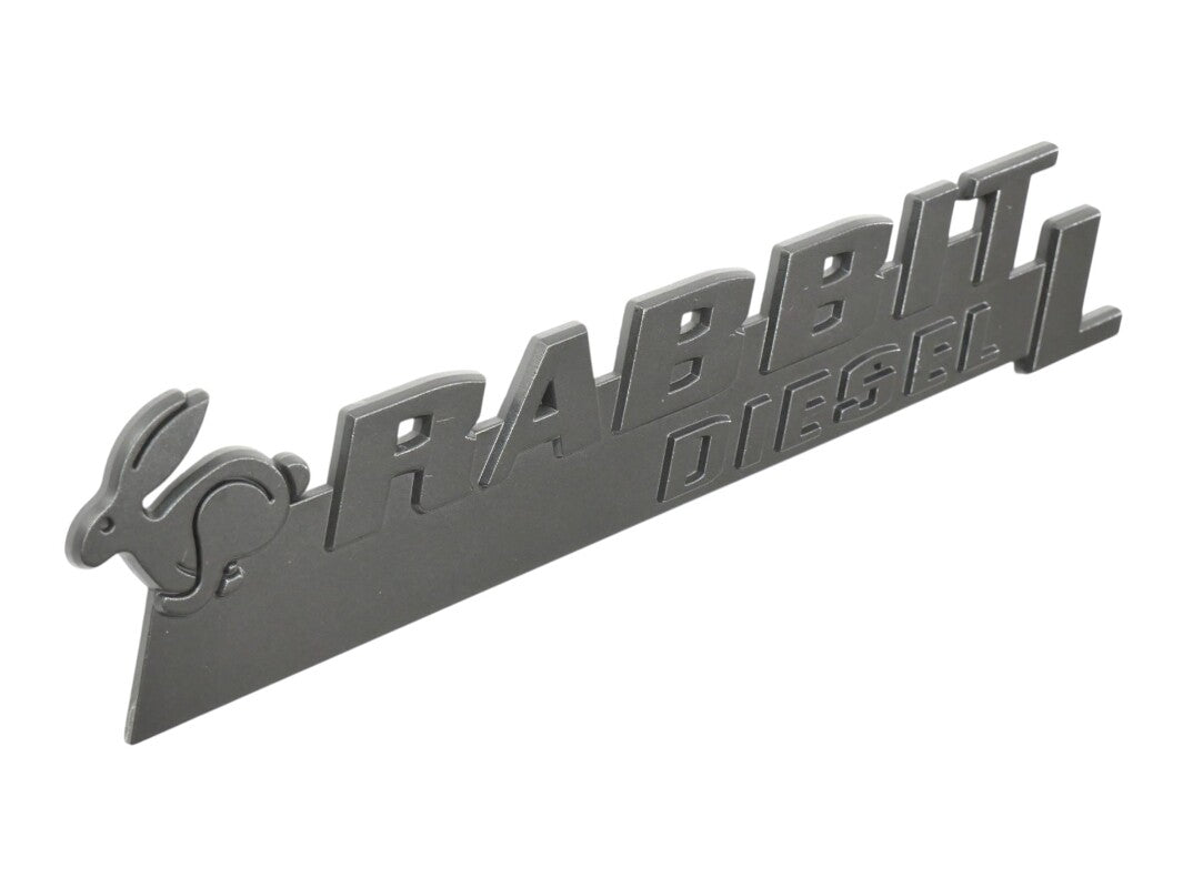 Rabbit Diesel L Hatch Emblem Badge VW Rabbit MK1 - Genuine OEM - 171 853 687 AJ