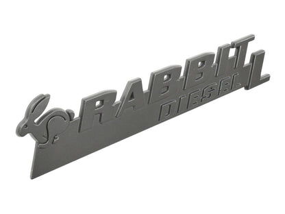 Rabbit Diesel L Hatch Emblem Badge VW Rabbit MK1 - Genuine OEM - 171 853 687 AJ