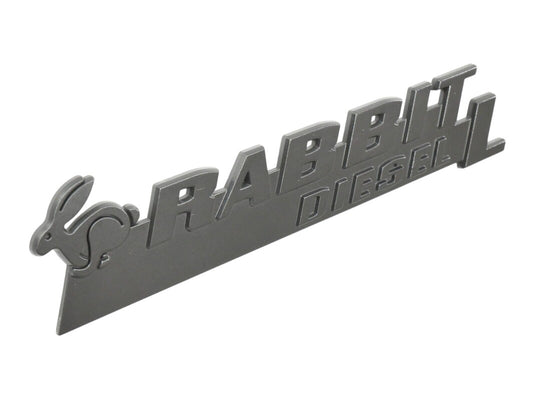 Rabbit Diesel L Hatch Emblem Badge VW Rabbit MK1 - Genuine OEM - 171 853 687 AJ