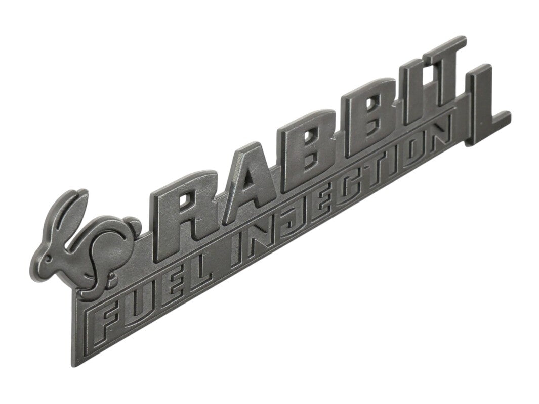 Rabbit Fuel Injection L Hatch Emblem Badge VW Rabbit MK1 - OEM - 171 853 687 AG
