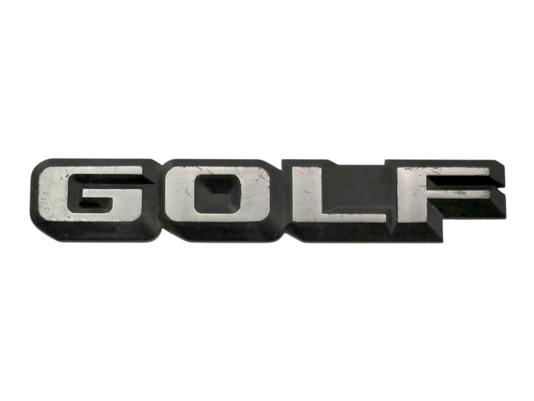 Rear Hatch Emblem Badge Logo 85-87 VW Golf MK2 - Genuine OEM - 191 853 687 F