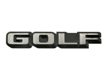 Rear Hatch Emblem Badge Logo 85-87 VW Golf MK2 - Genuine OEM - 191 853 687 F