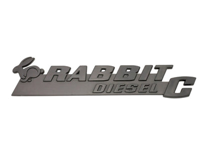 Rabbit Diesel C Hatch Emblem Badge VW Rabbit MK1 - Genuine OEM - 171 853 687 AK
