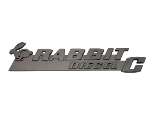 Rabbit Diesel C Hatch Emblem Badge VW Rabbit MK1 - Genuine OEM - 171 853 687 AK